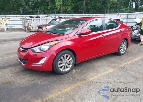 2015 Hyundai Elantra Se из США, поврежденный, VIN KMHDH4AE2FU425941